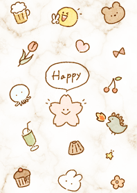 "Happy" Sakura and Marble beige05_2