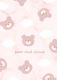 Bear, clouds and marble babypink10_2