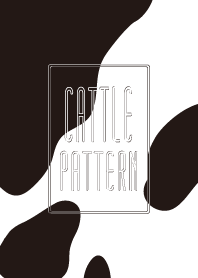 B&W キャトルパターン 牛柄