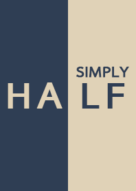 Simply Half - NavyBeige