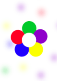 5 colors of cute flowers