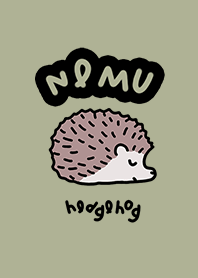 Hedgehog NEMU NEMU khaki beige black