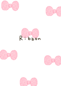 Cute watercolor ribbon.
