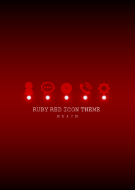 RUBY RED ICON THEME -MEKYM-