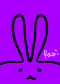 Sweet rabbit purple