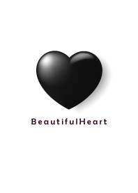 Beautiful Heart-BLACK PLUMP 25