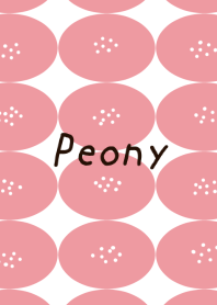 Peony flowers and dull pink