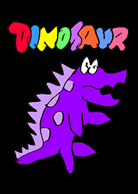 Small dinosaur toys 11 black.