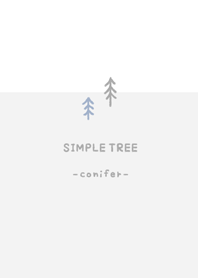 SIMPLE TREE -冬の針葉樹-