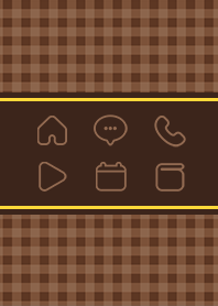 gingham check [brown 01]