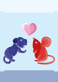 ekst blue (tiger) love red (rat)