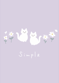 Cute cats and flowers, Scandinavian6