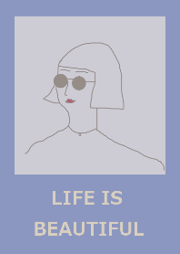 LIFE IS BEAUTIFUL #blue