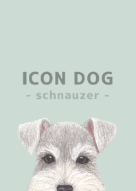 ICON DOG - schnauzer - PASTEL GR/05