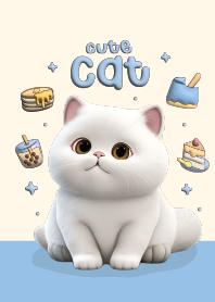 Cat Lovely Blue