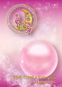 Pink Opal & Kokopelli for Happiness