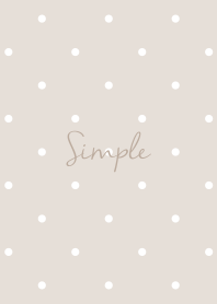 dull simple Polka dot brown