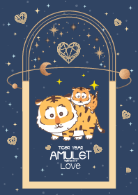 Tiger Year Amulet of Love Pacific Blue