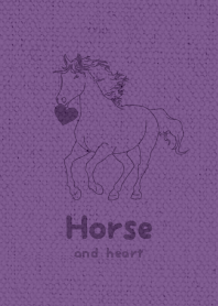 Horse & heart ver_Purple5