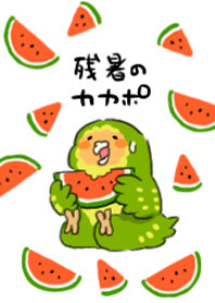 残暑のカカポ