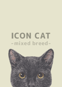 ICON CAT -Mixed breed cat- PASTEL YE/07