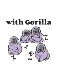 ごりらの日常 with Gorilla (yellow ver.)