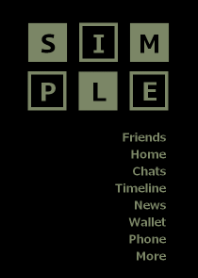 SIMPLE BOX=khaki black=