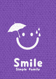 Smile Umbrella ver_Purple1