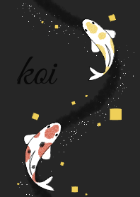 Fish 001-2 (Nishikigoi/Black)