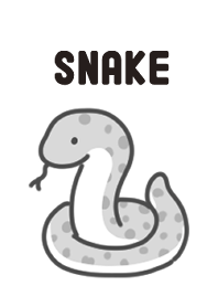 Monochrome snake theme