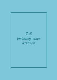 birthday color - July 6