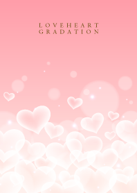 LOVE HEART GRADATION-Pink&Beige 20
