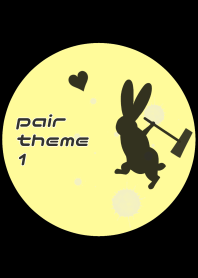 pair theme 1 Moon rabbit