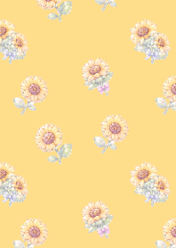 A plump sunflower brown & yellow