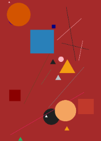 Geometric Harmony Red