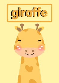 Simple Smile giraffe
