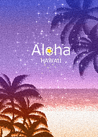 ハワイ＊ALOHA+83#水彩タッチ
