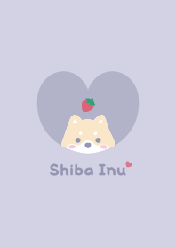 Shiba Inu2 Strawberry [purple]