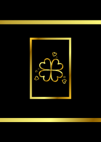 gold line & black color