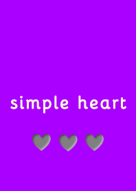 simple heart-purple