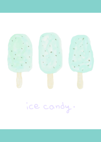 Watercolor :Chocolate mint ice2