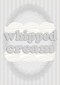whipped cream