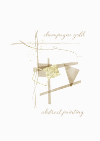 champagne gold abstract painting Theme