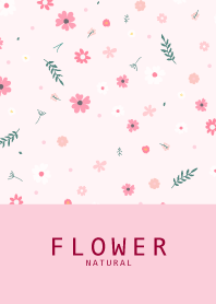 FLOWER PINK NATURAL 9