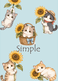 Sunflower and Cat4.