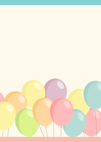 Pastel balloons03 P&B