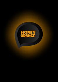 Honey Orange Button In Black V.3