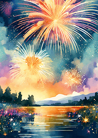 Beautiful Fireworks Theme#3008