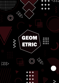 Geometric Stripe Crowshead Black