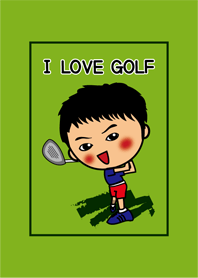 I love golf of Mr.